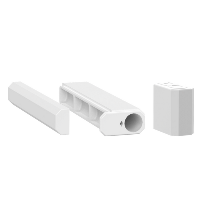 White Rhino Dabout Container With Pyrex Dab Straw – 21ct