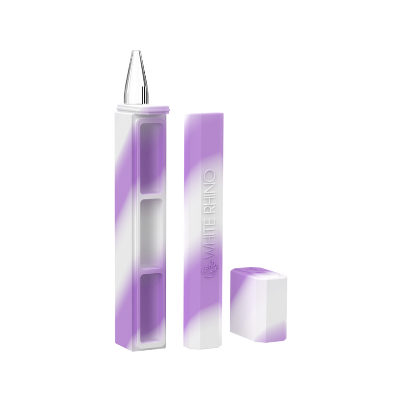 White Rhino DabOut Container With Quartz Dab Straw – 21ct