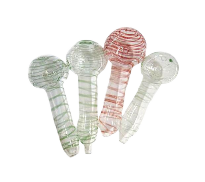 Thin Mini Assorted Glass Hand Pipes - 100ct