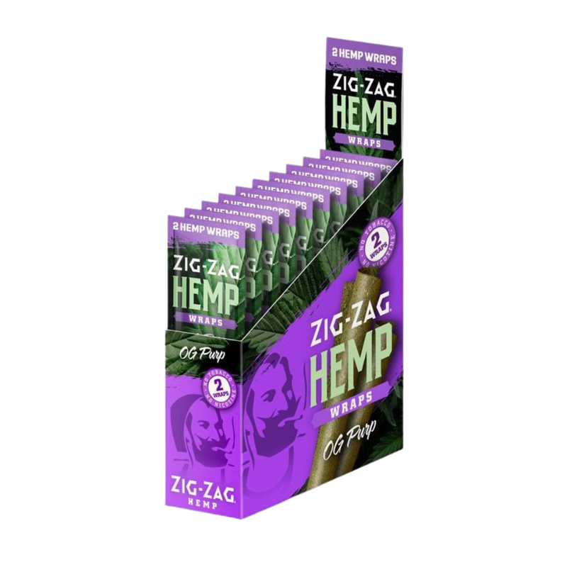 Zig-Zag Hemp Wraps - Assorted Flavors - 25ct